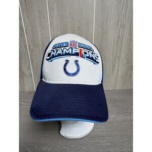 Indianapolis Colts Super Bowl XLI Champions Hat Cap 2007 NFL Reebok Adjustable
